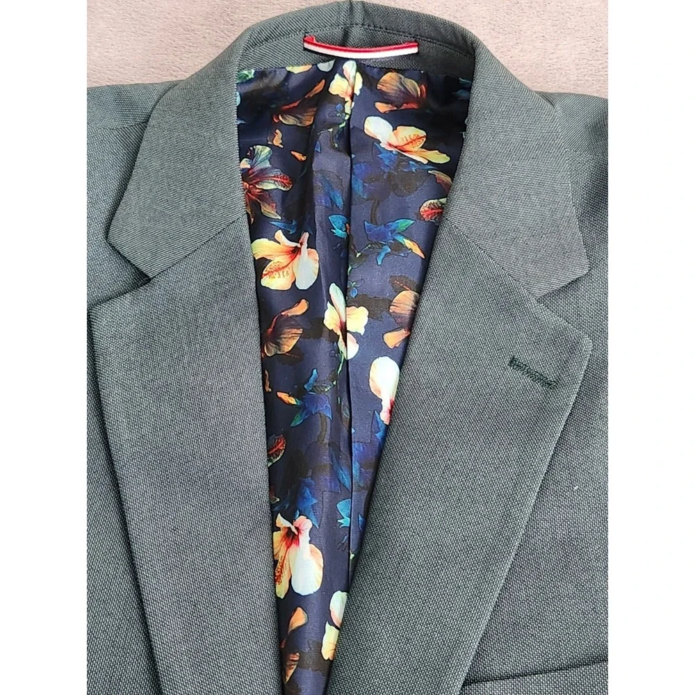 New Soul of London Green Suit Jacket Blazer Sport Coat 48 48R 44 Chest NWT